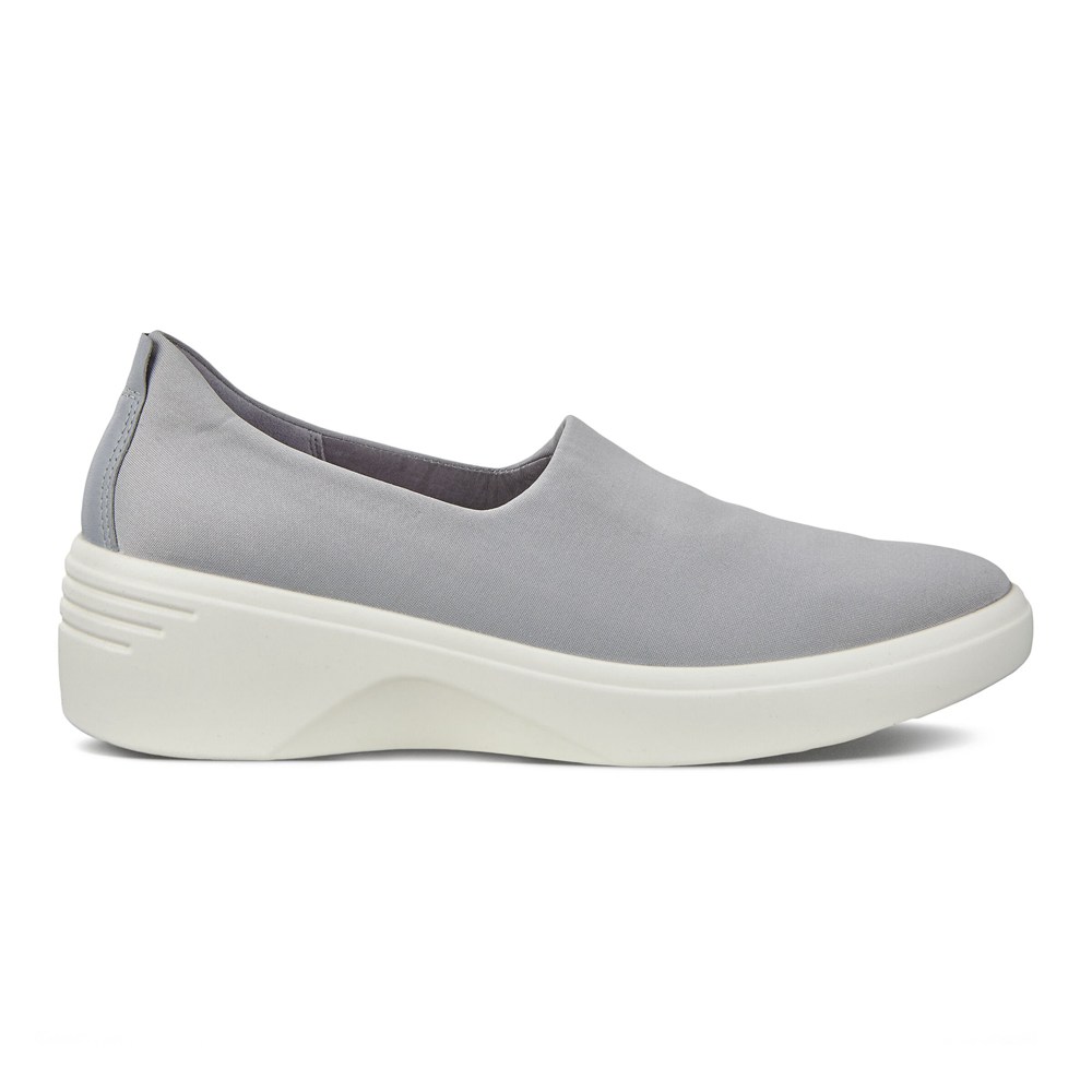 Loafers Mujer - ECCO Soft 7 Wedge - Grises - VIF901746